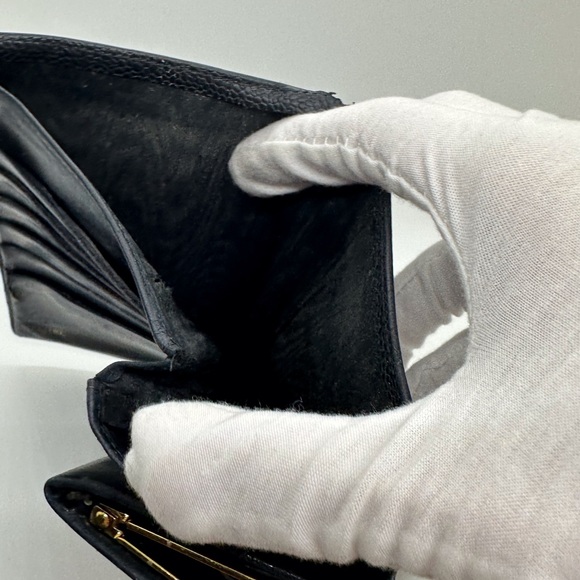 Chanel Large Pebbled leather wallet - Picture 12 of 14